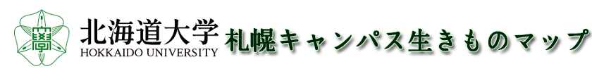 北海道大学札幌キャンパスの生きものマップ